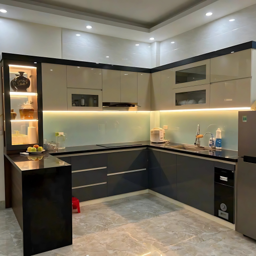 Tủ bếp hình chữ U