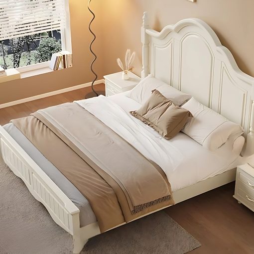 Giường Ngủ Gỗ Sồi Tự Nhiên Cao Cấp, Sang Trọng - GNTN057 - Hình ảnh 5
