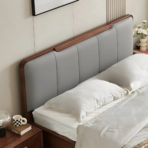 Giường Ngủ Gỗ Sồi Tự Nhiên Cao Cấp, Sang Trọng - GNTN056 - Hình ảnh 7