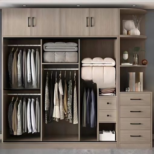 Tủ Quần Áo Cửa Lùa Tone Be Bền Bỉ Với Thời Gian - TAL096 - Hình ảnh 2