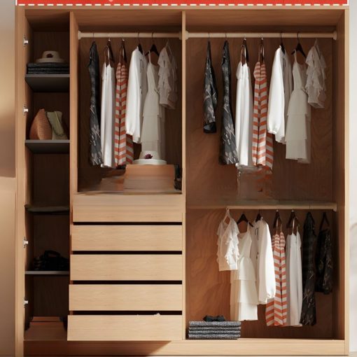 Tủ Quần Áo Cửa Lùa Kiểu Dáng Tối Giản Sang Trọng - TAL095 - Hình ảnh 2