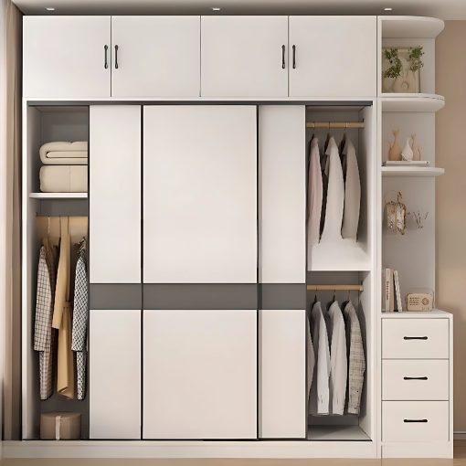 Tủ Quần Áo Cửa Lùa Hai Cánh Kích Cỡ Lớn Tiện Dụng - TAL093 - Hình ảnh 3