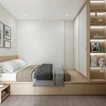 Combo giường Liền Tủ CB008